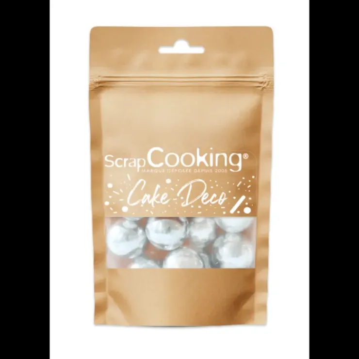 SCRAPCOOKING Perles XXL Argentées Croustillantes 55 g Best