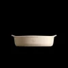 EMILE HENRY Petit Plat à Four Ovale en Céramique 27,5 x 17,5 cm Argile Best