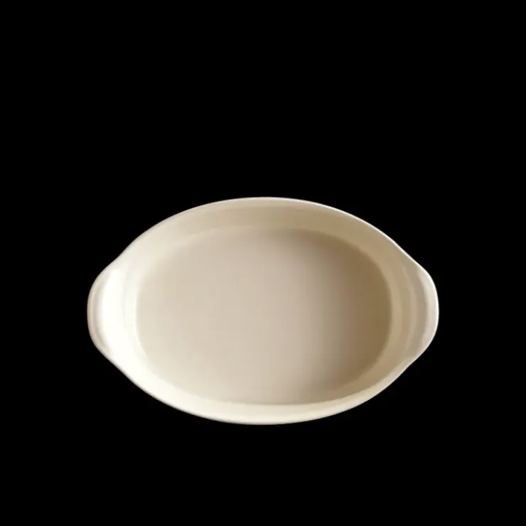 EMILE HENRY Petit Plat à Four Ovale en Céramique 27,5 x 17,5 cm Argile Best