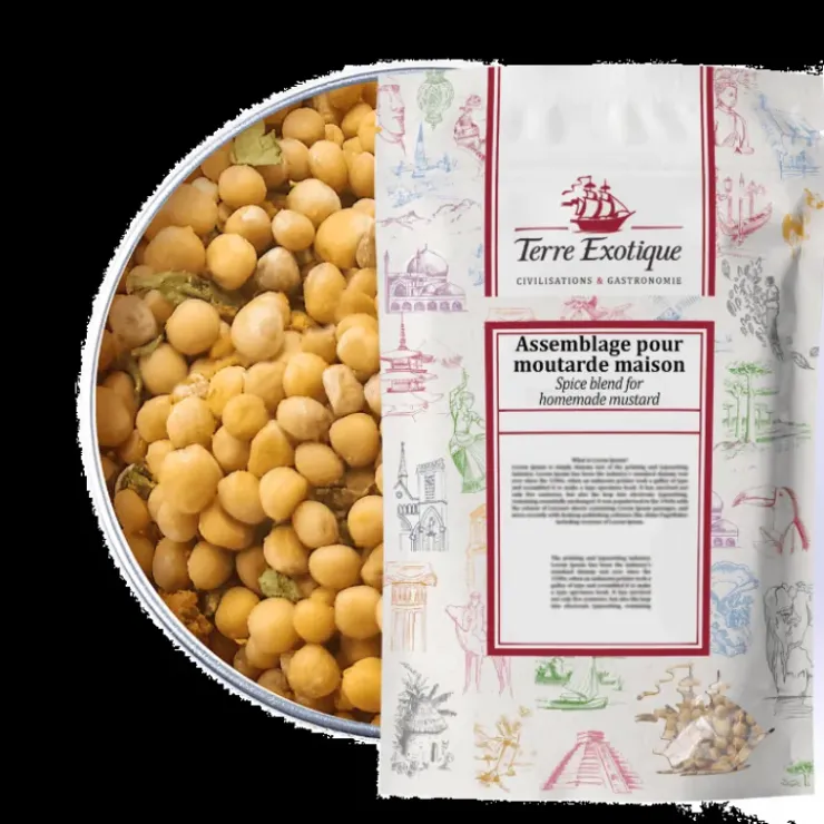 TERRE EXOTIQUE Épices pour Moutarde Maison 500 g New