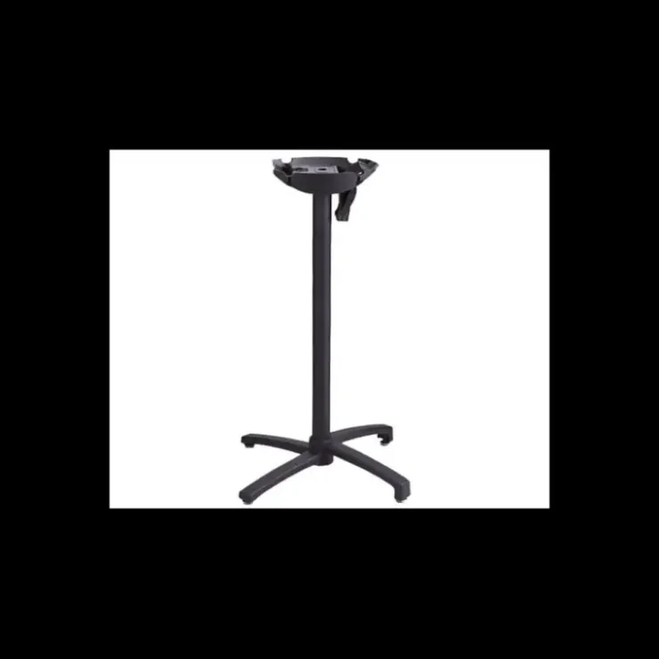 GROSFILLEX Pied de Mange-Debout en Aluminium Noir X-One New