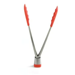 MASTRAD Pince de Cuisine Embout en silicone 28 cm Rouge Sale