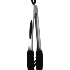 MASTRAD Pince de Cuisine en Inox 26 cm Noir Outlet