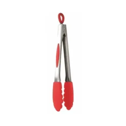MASTRAD Pince de Cuisine Silicone et Inox 26 cm Rouge Online