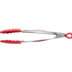 MASTRAD Pince de Cuisine Silicone et Inox 26 cm Rouge Online