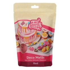 FUNCAKES Pistoles Deco Melts Rouge 250g Hot