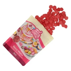 FUNCAKES Pistoles Deco Melts Rouge 250g Hot