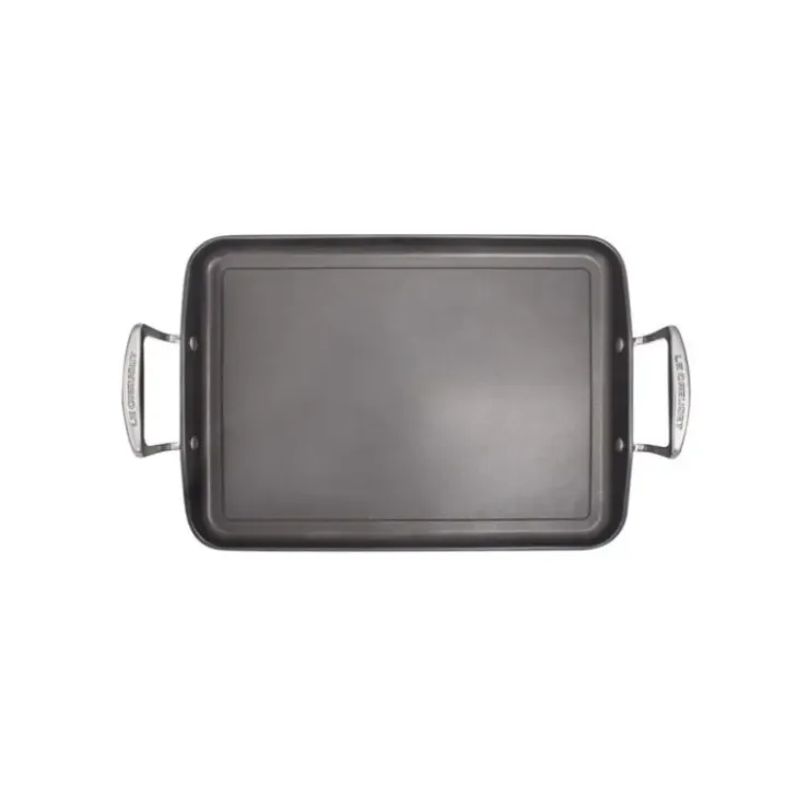 LE CREUSET Plancha géante fonte d'aluminium 34 x 25 cm Hot