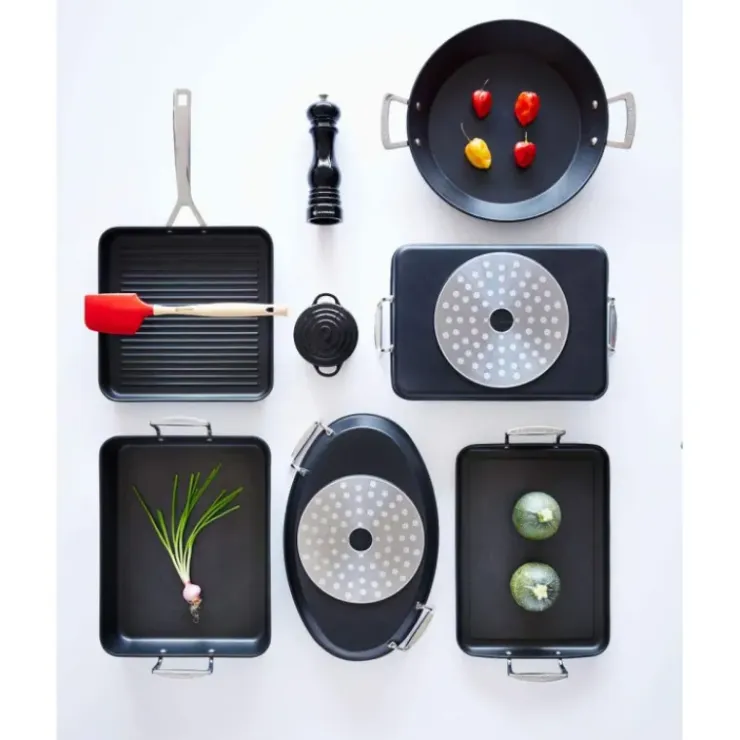 LE CREUSET Plancha géante fonte d'aluminium 34 x 25 cm Hot