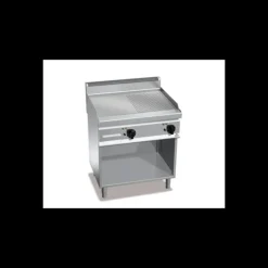 BERTOS Plancha Gaz Lisse et Rainurée sur Meuble 700 x 800 x 900 mm Berto's Best