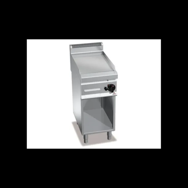 BERTOS Plancha Gaz Lisse sur Meuble 700 x 400 x 900 mm Berto's Clearance