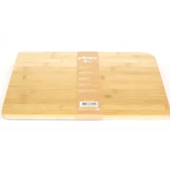 PEBBLY Planche à Découper Bambou avec Rigole 37 x 29 cm Hot