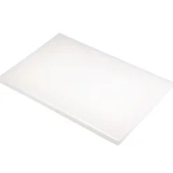 COMAS Planche à Découper 60x40 cm H 2cm Polyéthylène Blanc Hot