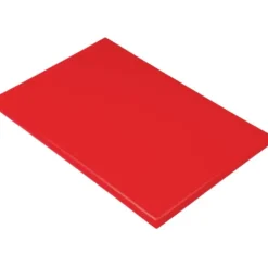 COMAS Planche à Découper 40x30 cm H 2cm Polyéthylène Rouge Discount