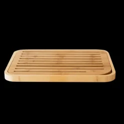 PEBBLY Planche à Pain en Bambou 36 x 26 cm Sale