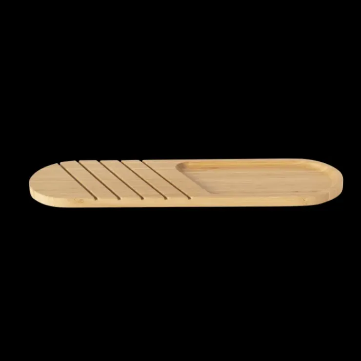 PEBBLY Planche à Pain Longue en Bambou 50 x 15 cm Sale
