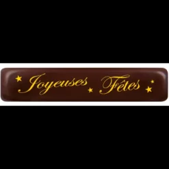 FLORENSUC Plaque Chocolat Joyeuses Fêtes 7 x 1,5 cm (x132) Clearance