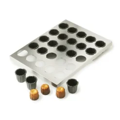 MATFER Plaque de 25 Cannelés 4,5 cm Exoglass 40 x 30 cm Discount