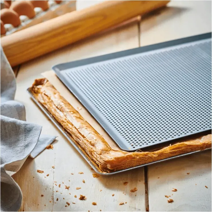DE BUYER Plaque de Cuisson Perforée Inox 40 x 30 cm Sale