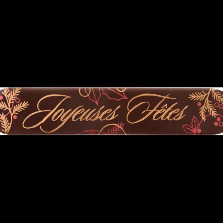 FLORENSUC Plaquette Chocolat Joyeuses Fêtes 13 x 2,5 cm (x48) Online
