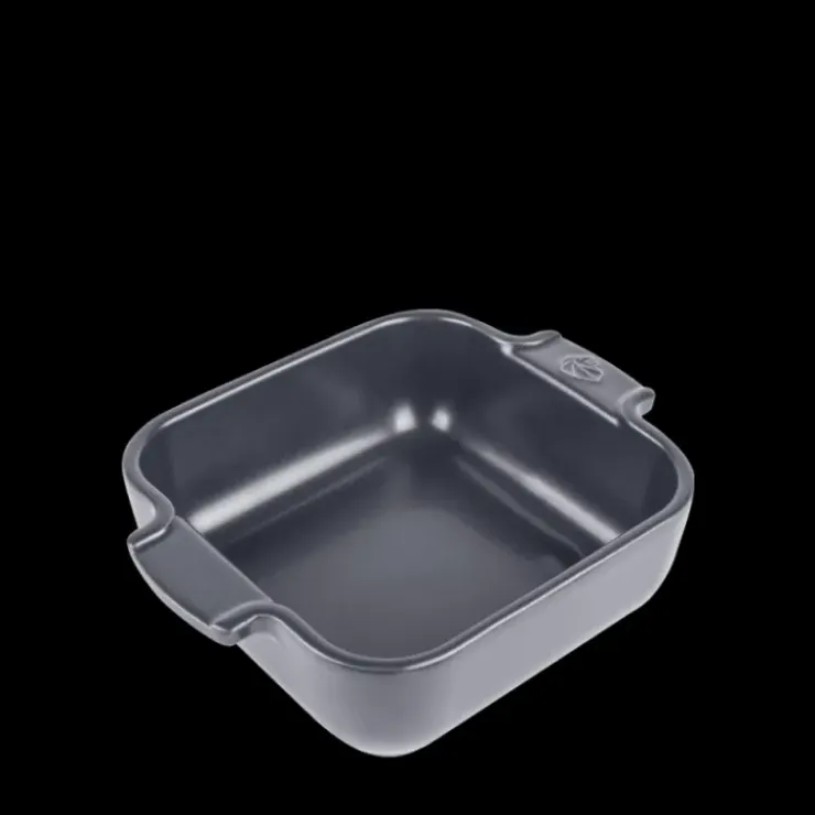 PEUGEOT Plat à Four Carré en Céramique Appolia 18 cm Ardoise Discount