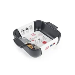 PEUGEOT Plat à Four Carré en Céramique Appolia 18 cm Ardoise Discount