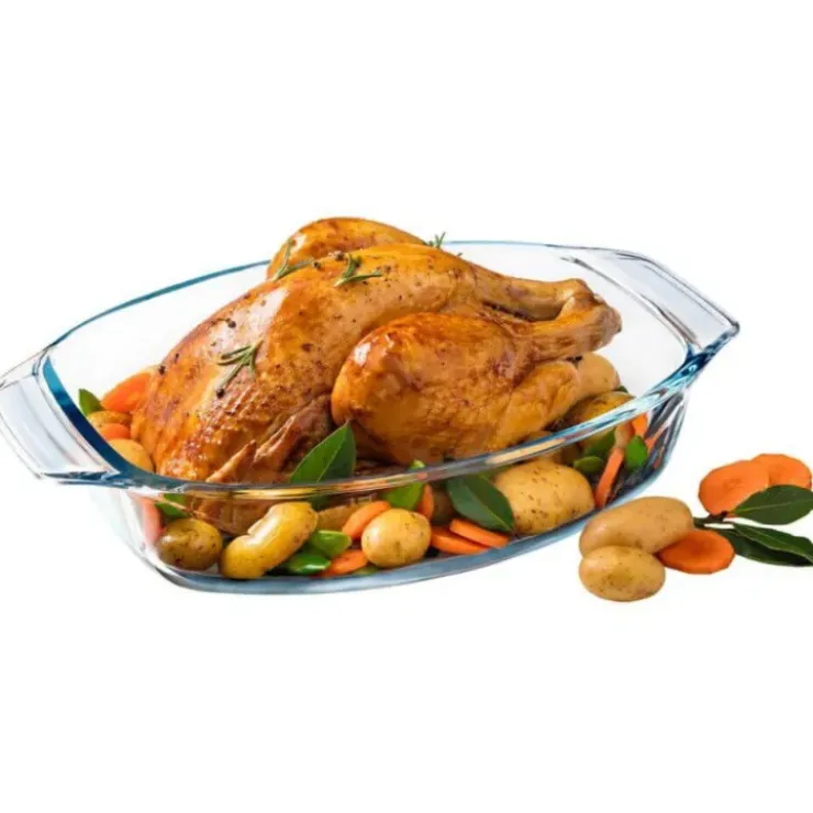 PYREX Plat à Four en Verre Ovale 35 x 24 cm 2,8 L Irrésistible Sale