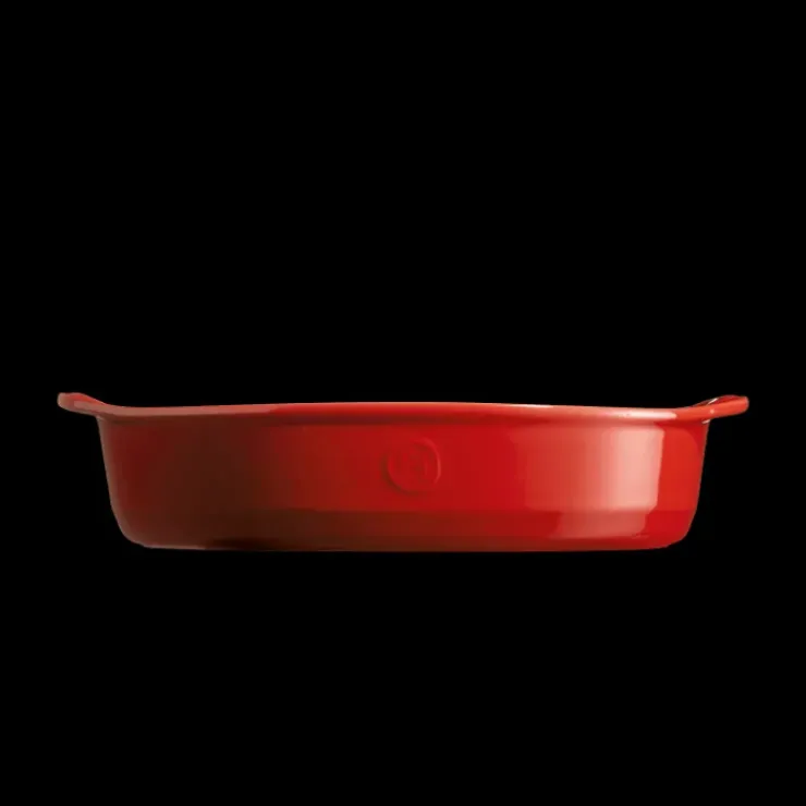 EMILE HENRY Plat à Four Ovale en Céramique 36,5 x 22,5 cm Grand Cru Discount