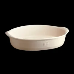 EMILE HENRY Plat à Four Ovale en Céramique 36,5 x 22,5 cm Argile Outlet