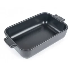 PEUGEOT Plat à Four Rectangulaire en Céramique Appolia 22 cm Ardoise