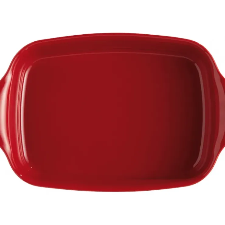 EMILE HENRY Plat à Four Rectangulaire en Céramique 36 x 22,5 cm Grand Cru Best