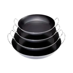 DE BUYER Plat à Paella Tôle Bleue Ø 37 cm Outdoor
