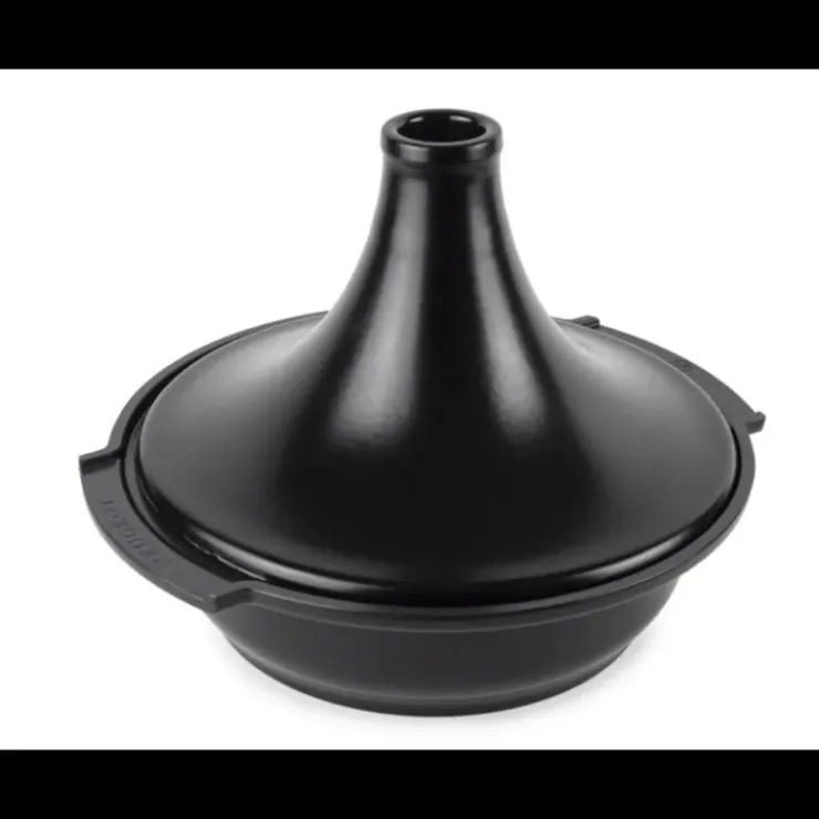 PEUGEOT Plat à Tajine en Aluminium Revêtement Céramique 30 cm Noir Satin Discount