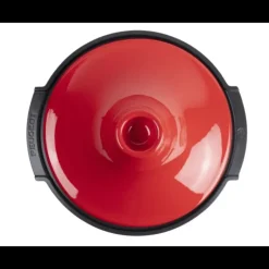 PEUGEOT Plat à Tajine en Aluminium Revêtement Céramique 30 cm Rouge