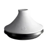 EMILE HENRY Plat à Tajine en céramique 27,5 cm Blanc Ardoise Delight Discount