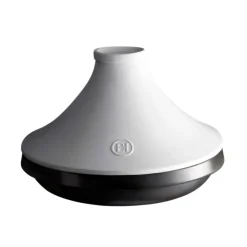 EMILE HENRY Plat à Tajine en céramique 27,5 cm Blanc Ardoise Delight Discount