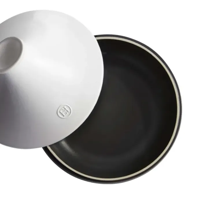 EMILE HENRY Plat à Tajine en céramique 27,5 cm Blanc Ardoise Delight Discount