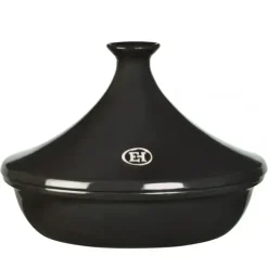EMILE HENRY Plat à Tajine en céramique Fusain (Noir) 32 cm Sale