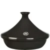 EMILE HENRY Plat à Tajine en Céramique Ø 27 cm Fusain Discount