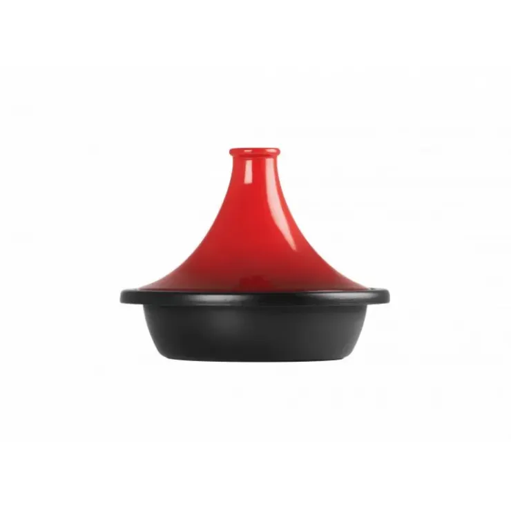 LE CREUSET Plat à Tajine en Fonte 27 cm Cerise Best