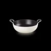 LE CREUSET Plat Balti En Fonte Rond 24 cm Meringue Online
