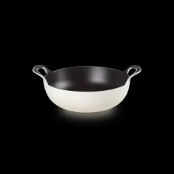 LE CREUSET Plat Balti En Fonte Rond 24 cm Meringue Online