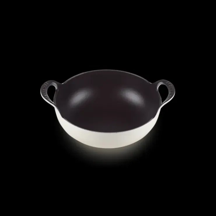 LE CREUSET Plat Balti En Fonte Rond 24 cm Meringue Online