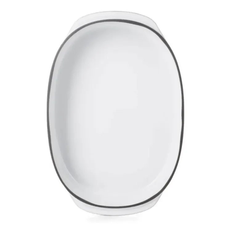 REVOL Plat Oblong Blanc Cumulus 26 x 18,5 cm Caractère Culinaire Online