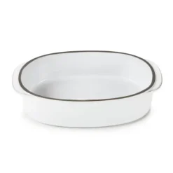 REVOL Plat Oblong Blanc Cumulus 19 x 13 cm Caractère Culinaire Sale