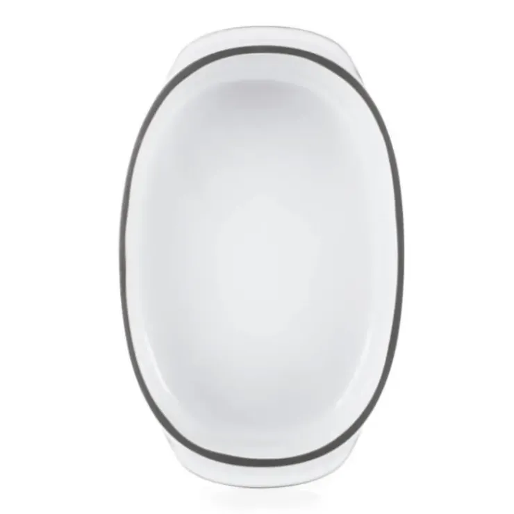 REVOL Plat Oblong Blanc Cumulus 16 x 11 cm Caractère Culinaire Best