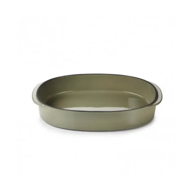 REVOL Plat Oblong Cardamome 34 x 25 cm Caractère Culinaire Discount