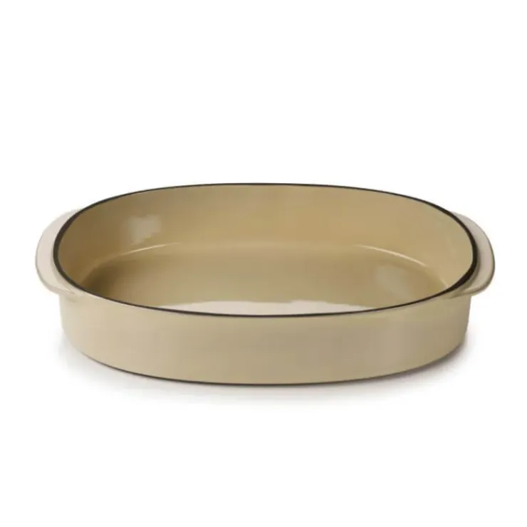 REVOL Plat Oblong Muscade 26 x 18,5 cm Caractère Culinaire Hot