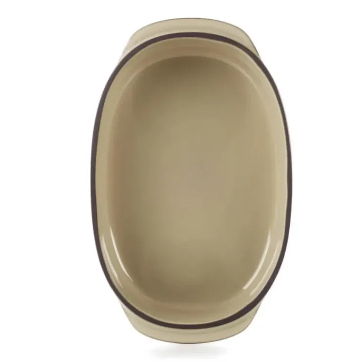 REVOL Plat Oblong Muscade 19 x 13 cm Caractère Culinaire Sale
