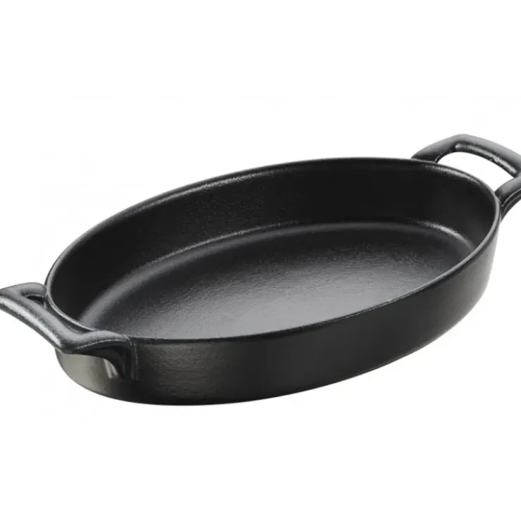 REVOL Plat Ovale Noir 24x16 cm Belle Cuisine Clearance